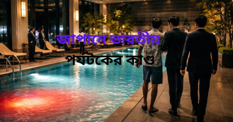জাপানে ভারতীয় পর্যটকের কাণ্ড