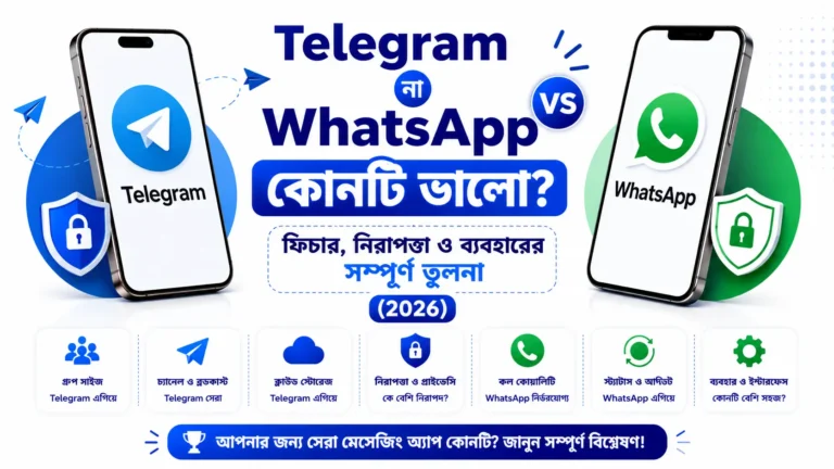 Telegram না WhatsApp কোনটি ভালো