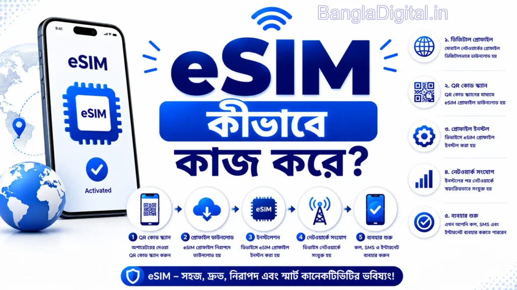 eSIM কীভাবে কাজ করে