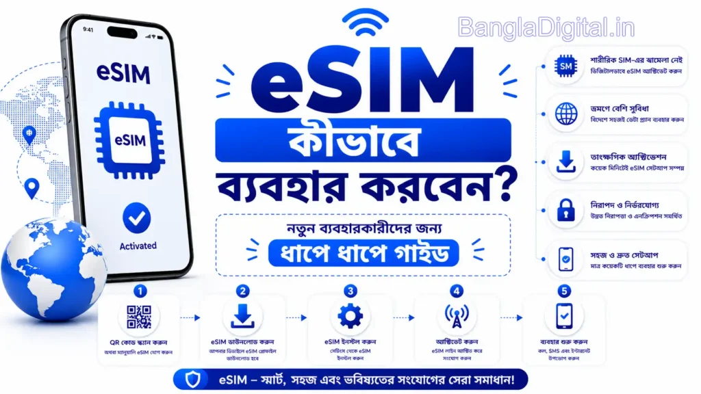 eSIM কীভাবে ব্যবহার করবেন