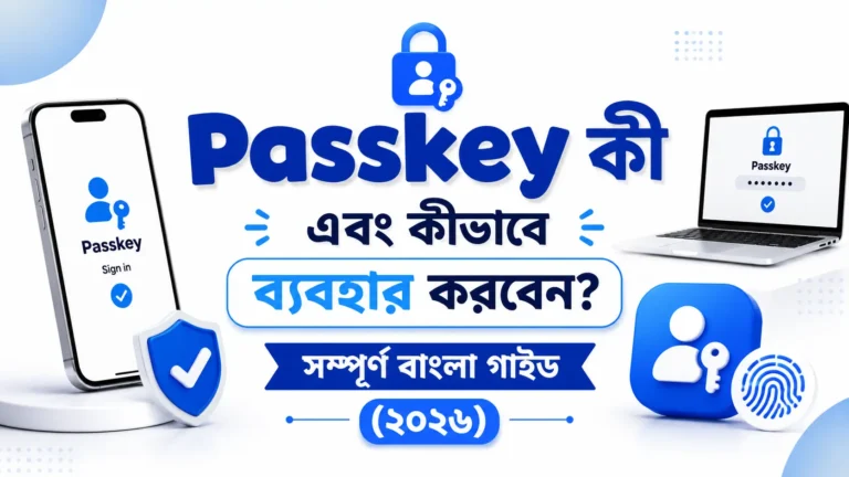 Passkey কী এবং কীভাবে ব্যবহার করবেন